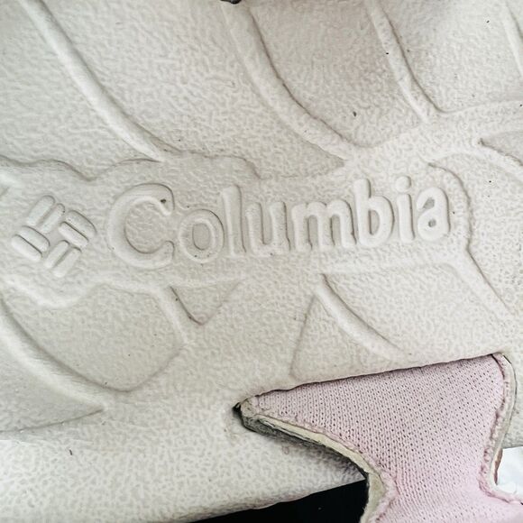 Columbia Gray & Pink Sun Track Sandals Tech Lite Strappy Outdoors Comfort Size 6 - Picture 7 of 8